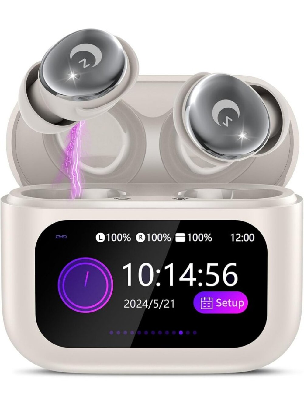 Bluetooth Sleep Earbuds with Touch Control, 48H Playtime, IPX7 Waterproof, Mini